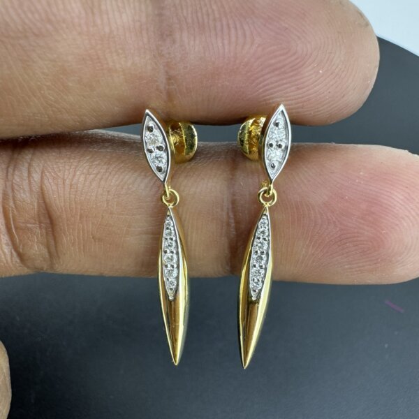 Lab Grown Diamond Drop Earrings in 14K & 18K Gold