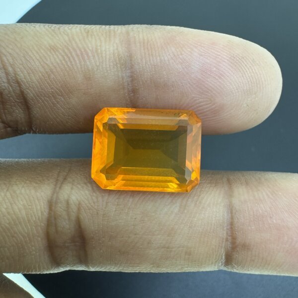 9.65 Carat/ 10.71 Ratti Natural Orange Opal Gemstone (Mexican)