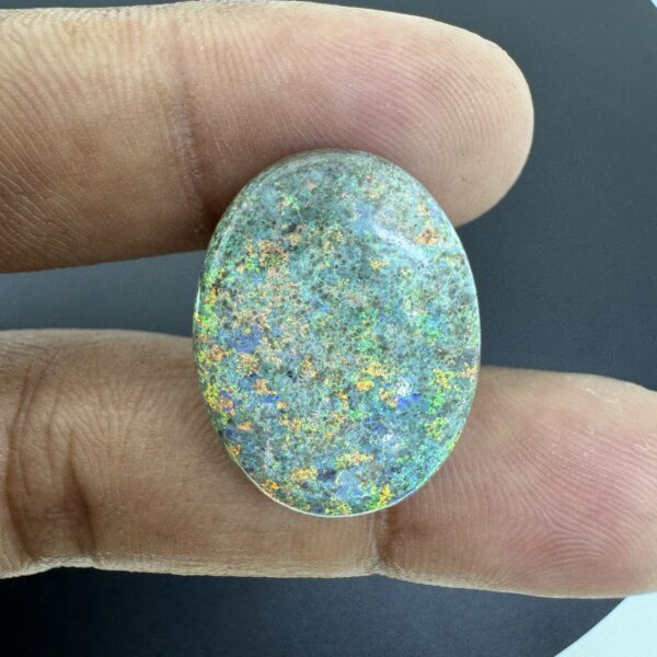 18.13 Carat/ 20.12 Ratti Natural Black Opal Gemstone (Australian)