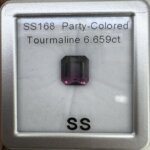 6.65 Carat/ 7.38 Ratti Natural Party Colored Tourmaline Gemstone