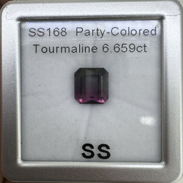 6.65 Carat/ 7.38 Ratti Natural Party Colored Tourmaline Gemstone