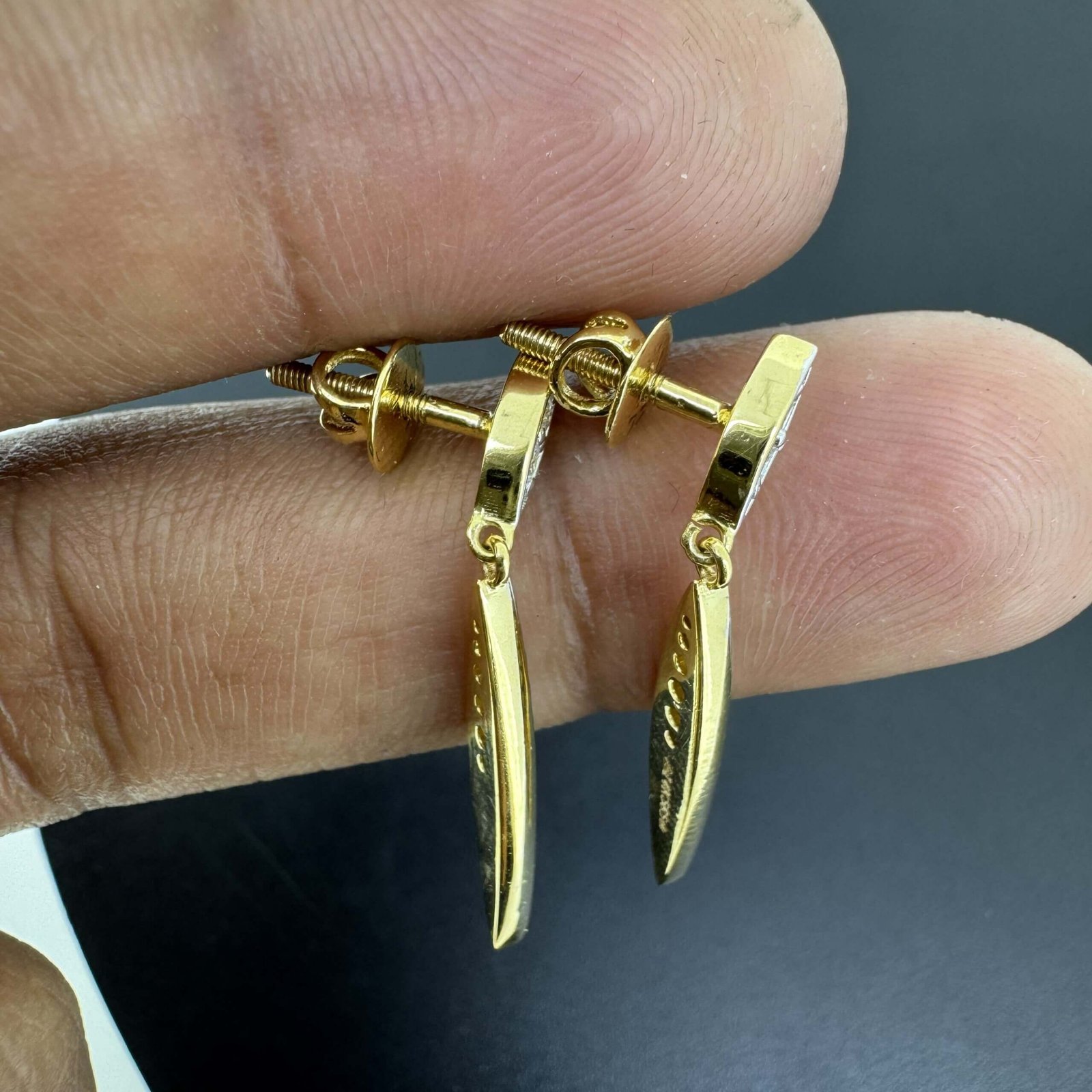 Lab Grown Diamond Drop Earrings in 14K & 18K Gold