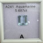 5.68 Carat/ 6.30 Ratti Natural Aquamarine Gemstone