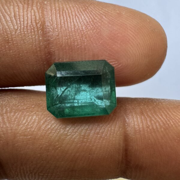 6.00 Carat/ 6.66 Ratti Natural Zambian Emerald/ Panna Gemstone