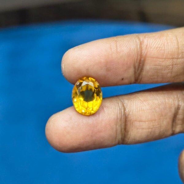 Natural Citrine Gemstone 2.6 Carat