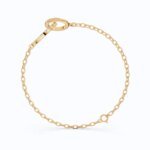 Interlocking Circle Lab Grown Diamond Bracelet in 14K/18K Gold