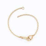 Interlocking Circle Lab Grown Diamond Bracelet in 14K/18K Gold