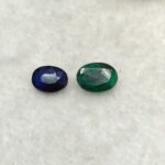 Custom Link- Blue Sapphire 4.50 carat & Emerald 3.40 carat
