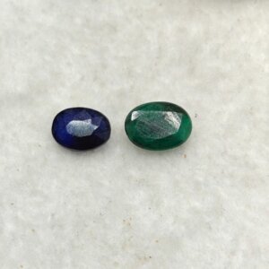 Custom Link- Blue Sapphire 4.50 carat & Emerald 3.40 carat