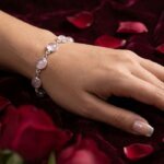 Natural Rose Quartz Gemstone Bracelet Pink Crystal Bracelet for Love, Healing and Emotional Balance