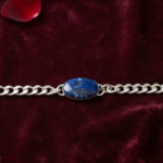 Natural Sodalite Gemstone Bracelet Blue Crystal Beaded Bracelet for Clarity, Confidence and Communication