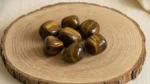 Tiger Eye Bracelet Raw and Tumble Combo for Courage, Protection & Confidence - Image 2