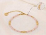 Rose Quartz Anklet for Love, Emotional Healing & Positive Energy - Image 2