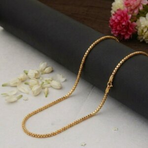 box chain necklace square link design