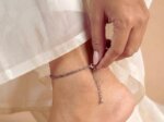 Raw Pyrite Anklet for Wealth, Prosperity & Confidence for Women - Image 3