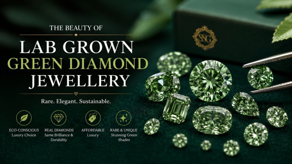 Green Loose Diamond featuring a vibrant green lab-grown diamond with exceptional brilliance and sparkling clarity.