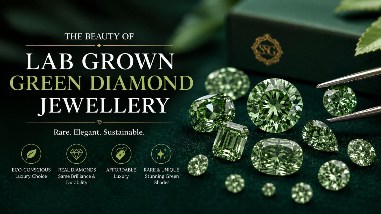 Green Loose Diamond featuring a vibrant green lab-grown diamond with exceptional brilliance and sparkling clarity.