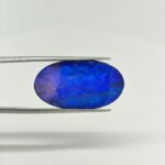 Australian Black Opal Gemstone – Natural Certified Black Opal | SKU: BOP-015 - Image 4
