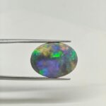 Australian Black Opal Gemstone – Certified Natural Opal | SKU: BOP-020 - Image 3