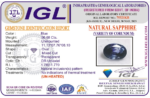 Natural Ceylon Blue Sapphire – Premium Certified Sri Lankan Blue Sapphire - Image 6