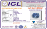 Natural Ceylon Blue Sapphire – Certified Sri Lankan Blue Sapphire - Image 5