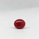 Natural Japanese Coral red to orange oval gemstone JCR-015 from Japan