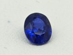 Natural Blue Sapphire rich blue oval gemstone BS-013