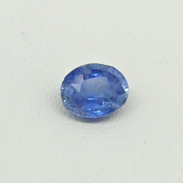 Natural Blue Sapphire deep royal blue oval gemstone BS-003 from Sri Lanka