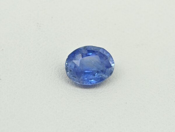 Natural Blue Sapphire deep royal blue oval gemstone BS-003 from Sri Lanka