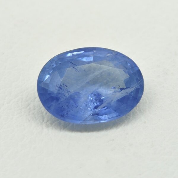 Natural Blue Sapphire Sri Lanka sky blue oval gemstone BS-004