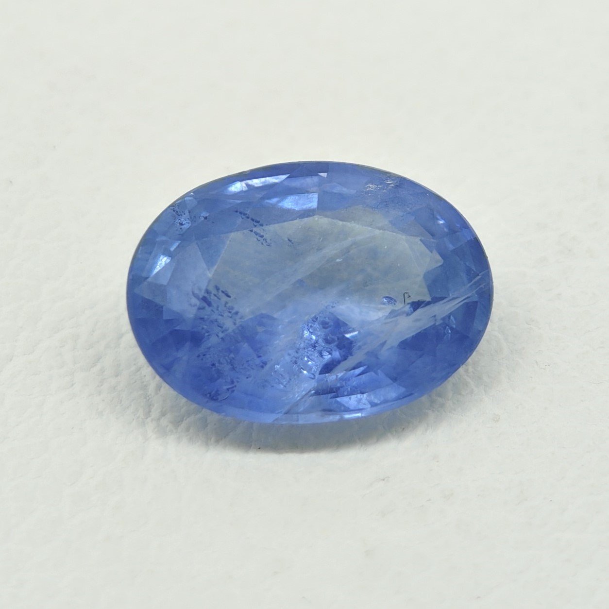 Natural Blue Sapphire Sri Lanka sky blue oval gemstone BS-004