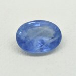 Natural Blue Sapphire Sri Lanka sky blue oval gemstone BS-004