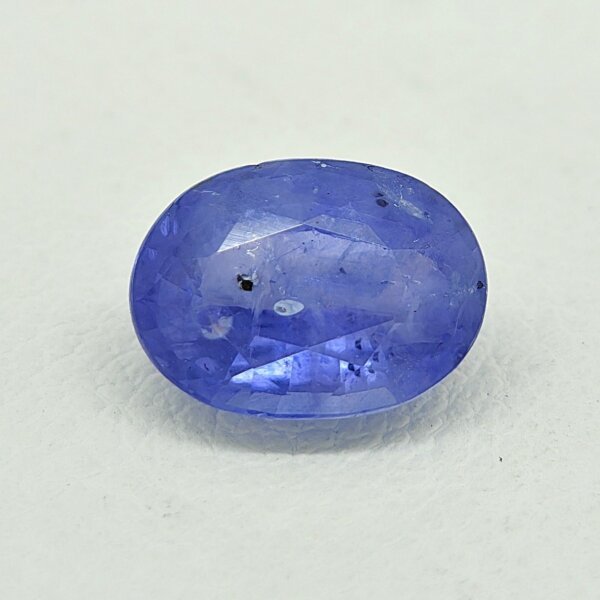 Natural Blue Sapphire dark blue oval gemstone BS-005 from Sri Lanka