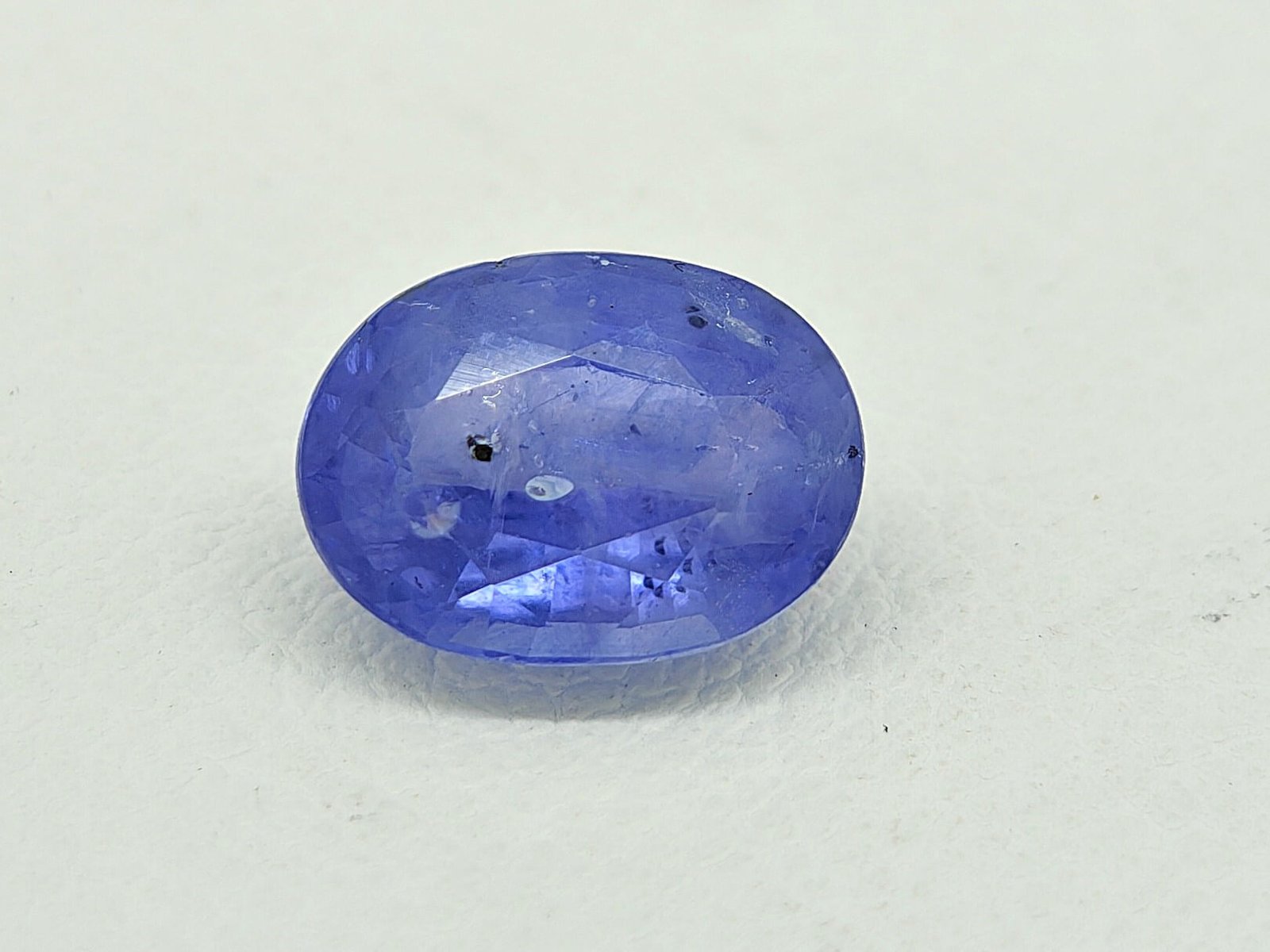 Natural Blue Sapphire dark blue oval gemstone BS-005 from Sri Lanka