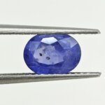 Natural Blue Sapphire Gemstone – Dark Blue Oval Sapphire BS-005 - Image 3