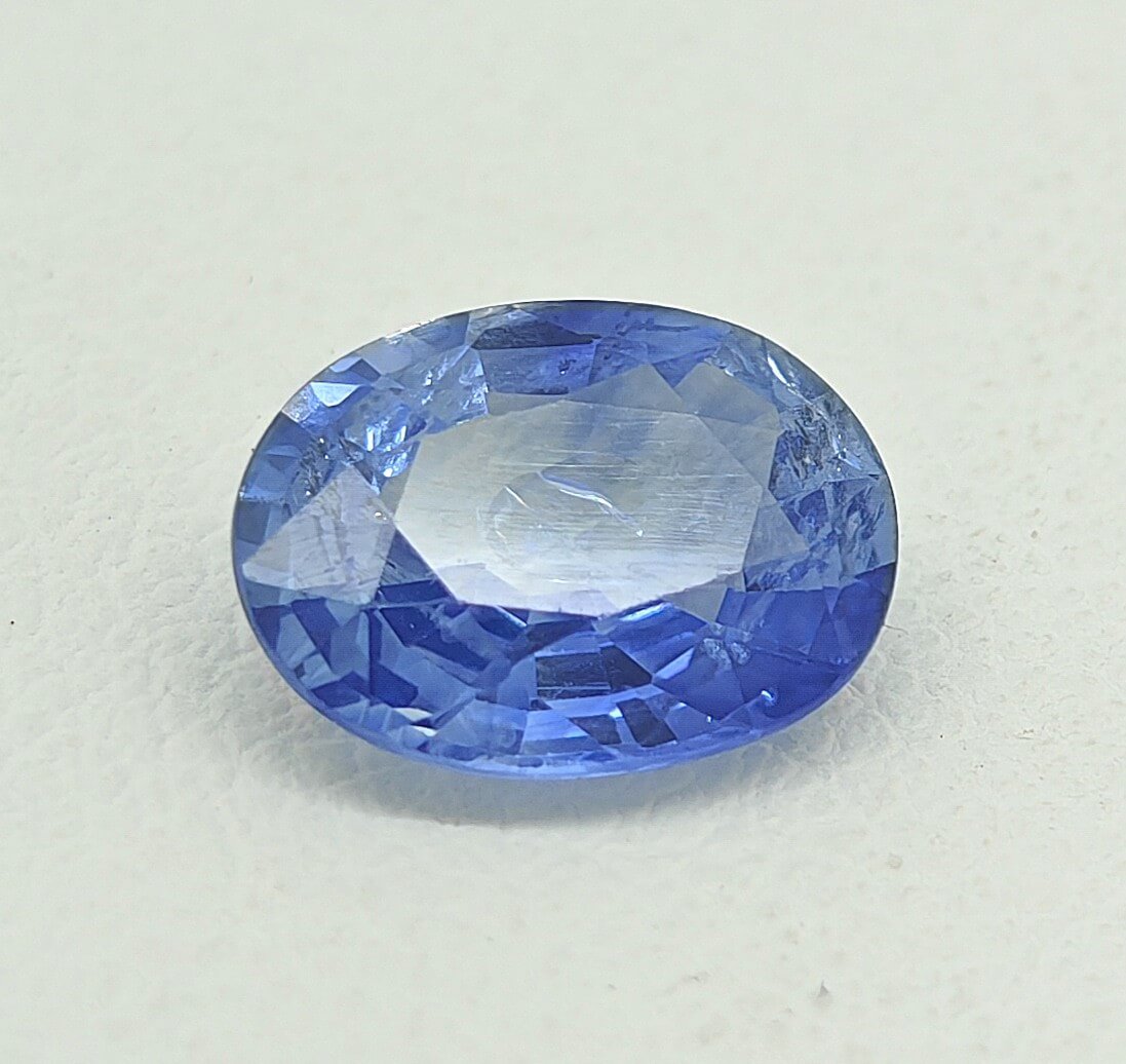 Natural Blue Sapphire Sri Lanka oval gemstone BS-006