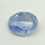 Natural Blue Sapphire light blue oval gemstone BS-007 from Sri Lanka
