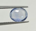 Natural Blue Sapphire Oval Gemstone – Light Blue Sapphire BS-007 - Image 3