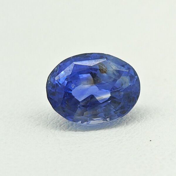 Natural Blue Sapphire navy blue oval gemstone
