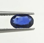 Natural Blue Sapphire Oval Gemstone – Deep Blue Sapphire BS-009 - Image 3