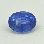 Natural Blue Sapphire blue oval gemstone BS-012