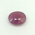 Natural Ruby pinkish red oval gemstone RUB-002 from Africa