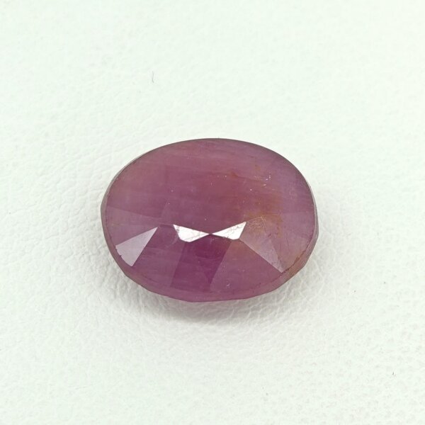 Natural Ruby – Pinkish Red Oval Gemstone RUB-002 Natural Ruby pinkish red oval gemstone RUB-002 from Africa