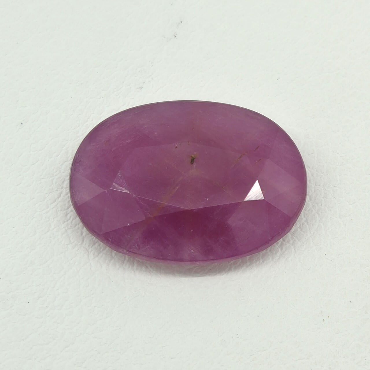 Natural Ruby pinkish red oval gemstone RUBY-003 from Africa