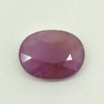 Natural Ruby pinkish red oval gemstone RUB-005 from Africa