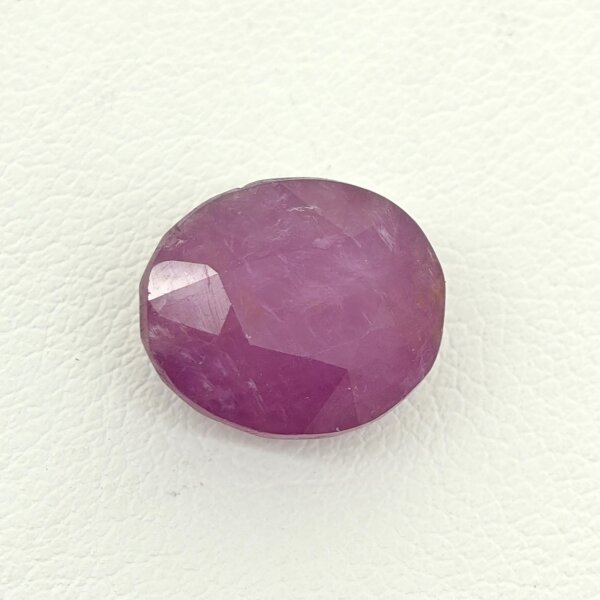 Natural Ruby – Pinkish Oval Gemstone RUB-006 Natural Ruby pinkish oval gemstone RUB-006 from Africa