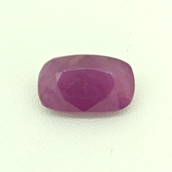 Natural Ruby – Red Rectangular Gemstone RUB-008 Natural Ruby red rectangular gemstone RUB-008 from Africa