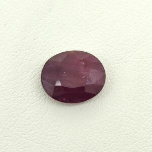 Natural Ruby dark red oval gemstone RUB-009 from Africa