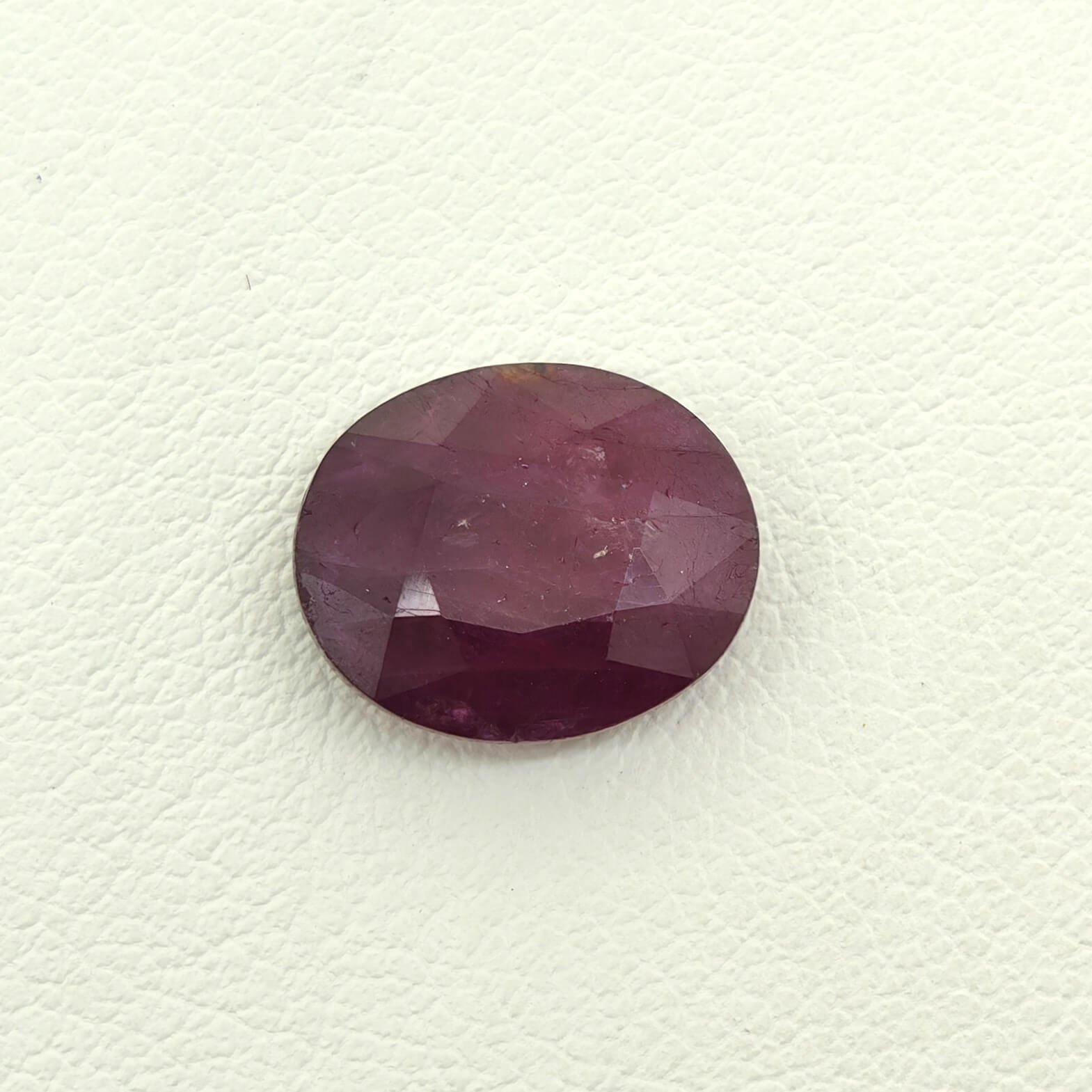 Natural Ruby dark red oval gemstone RUB-009 from Africa