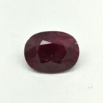 Natural Ruby dark red oval gemstone RUB-011 from Africa